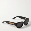Square-Frame Acetate and Gold-Tone Sunglasses - FR