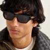 Square-Frame Acetate and Gold-Tone Sunglasses - OU
