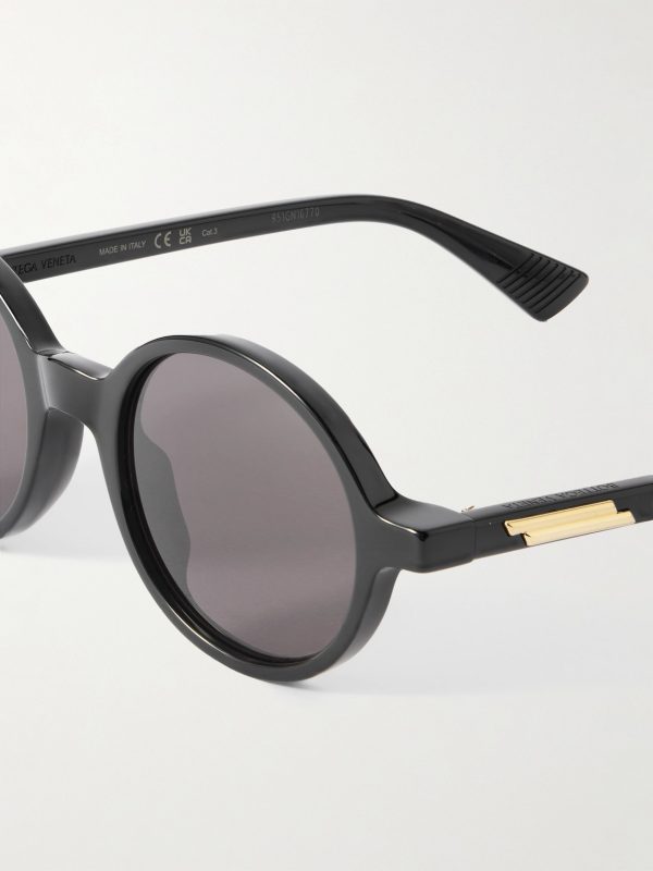 Round-Frame Acetate Sunglasses - CU Round-Frame Acetate Sunglasses - CU
