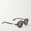 Round-Frame Acetate Sunglasses - FR Round-Frame Acetate Sunglasses - FR