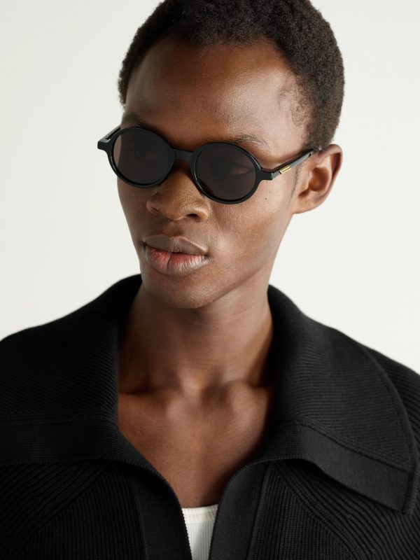Round-Frame Acetate Sunglasses - OU Round-Frame Acetate Sunglasses - OU