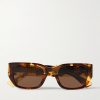 Square-Frame Tortoiseshell Acetate and Gold-Tone Sunglasses Square-Frame Tortoiseshell Acetate and Gold-Tone Sunglasses