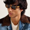 Square-Frame Tortoiseshell Acetate and Gold-Tone Sunglasses - OU Square-Frame Tortoiseshell Acetate and Gold-Tone Sunglasses - OU