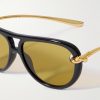 Aviator-Style Acetate Sunglasses - CU