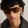 Aviator-Style Acetate Sunglasses - OU