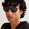 Aviator-Style Tortoiseshell Acetate and Silver-Tone Sunglasses - OU Aviator-Style Tortoiseshell Acetate and Silver-Tone Sunglasses - OU