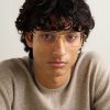 Aviator-Style Gold-Tone Optical Glasses - OU