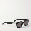 Rectangular-Frame Acetate Sunglasses - FR Rectangular-Frame Acetate Sunglasses - FR