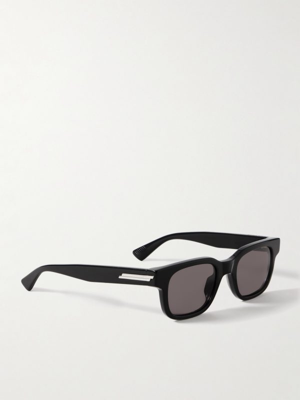 Rectangular-Frame Acetate Sunglasses - FR Rectangular-Frame Acetate Sunglasses - FR