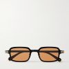 Rectangular-Frame Acetate Sunglasses Rectangular-Frame Acetate Sunglasses
