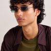 Panthère De Cartier Square-Frame Rimless Acetate and Silver-Tone Sunglasses - OU