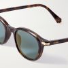 Round-Frame Tortoiseshell Acetate Sunglasses - CU Round-Frame Tortoiseshell Acetate Sunglasses - CU