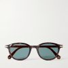 Round-Frame Tortoiseshell Acetate Sunglasses Round-Frame Tortoiseshell Acetate Sunglasses