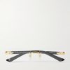 Signature C Rimless Rectangular-Frame Gold-Tone and Acetate Sunglasses Signature C Rimless Rectangular-Frame Gold-Tone and Acetate Sunglasses