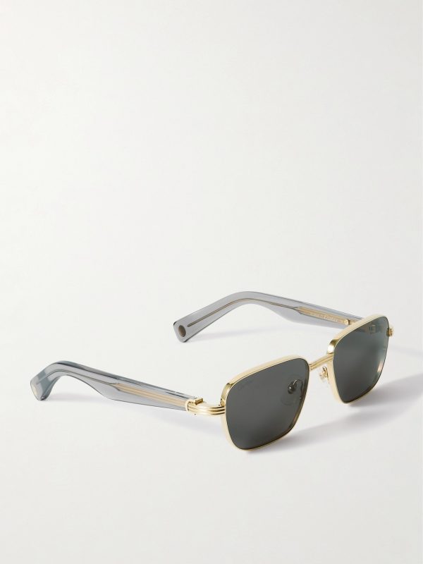 Première De Cartier D-Frame Recycled-Acetate and Gold-Tone Sunglasses - FR Première De Cartier D-Frame Recycled-Acetate and Gold-Tone Sunglasses - FR
