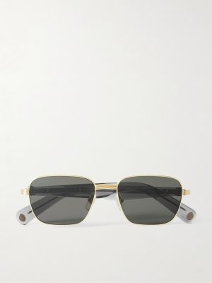 Première De Cartier D-Frame Recycled-Acetate and Gold-Tone Sunglasses