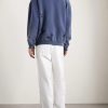 + Chito Savage Distressed Embroidered Cotton-Jersey Sweatshirt - BK + Chito Savage Distressed Embroidered Cotton-Jersey Sweatshirt - BK