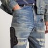 + Chito Savage Appliquéd Distressed Straight-Leg Jeans - CU