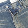 + Chito Savage Appliquéd Distressed Straight-Leg Jeans - E1
