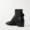 Buckled Leather Boots - BK Buckled Leather Boots - BK