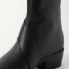 Buckled Leather Boots - CU Buckled Leather Boots - CU