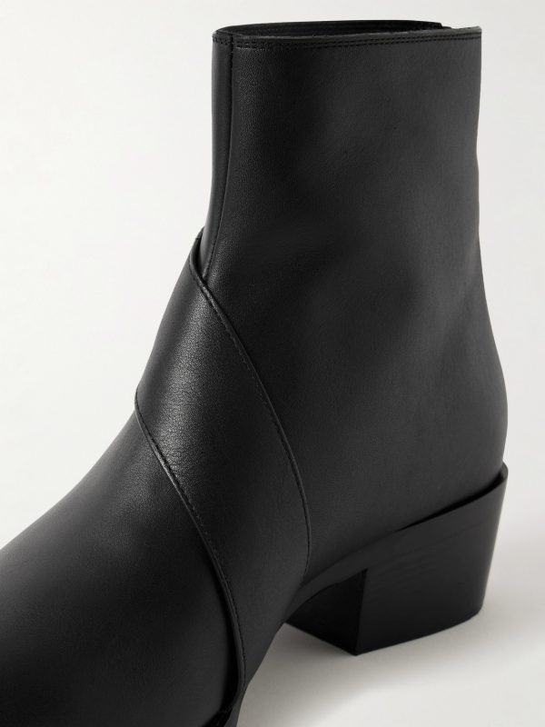 Buckled Leather Boots - CU Buckled Leather Boots - CU