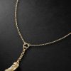 La Loba Claw Small 18-Karat Gold Prasiolite Pendant Necklace
