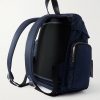 Bank on the Road Butterfly PC Small Leather-Trimmed ECONYL® Backpack - BK
