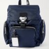 Bank on the Road Butterfly PC Small Leather-Trimmed ECONYL® Backpack