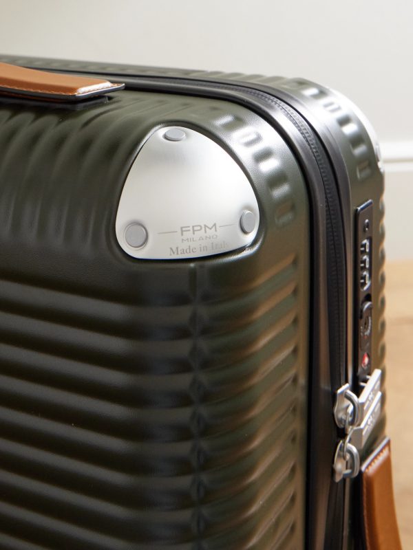 Bank Zip Deluxe M 55cm Leather-Trimmed Polycarbonate Spinner Carry-On Suitcase - CU Bank Zip Deluxe M 55cm Leather-Trimmed Polycarbonate Spinner Carry-On Suitcase - CU