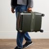 Bank Zip Deluxe M 55cm Leather-Trimmed Polycarbonate Spinner Carry-On Suitcase - E2 Bank Zip Deluxe M 55cm Leather-Trimmed Polycarbonate Spinner Carry-On Suitcase - E2