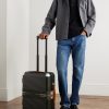 Bank Zip Deluxe M 55cm Leather-Trimmed Polycarbonate Spinner Carry-On Suitcase - OU Bank Zip Deluxe M 55cm Leather-Trimmed Polycarbonate Spinner Carry-On Suitcase - OU