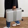 Bank Zip Deluxe M 55cm Leather-Trimmed Polycarbonate Spinner Carry-On Suitcase - E2 Bank Zip Deluxe M 55cm Leather-Trimmed Polycarbonate Spinner Carry-On Suitcase - E2