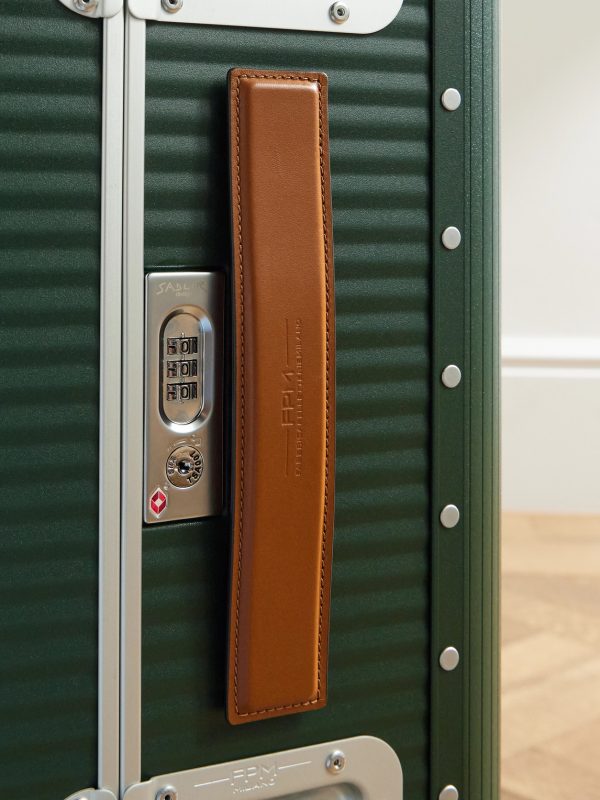 Bank Spinner 68cm Leather-Trimmed Polycarbonate Spinner Suitcase - CU
