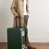 Bank Spinner 68cm Leather-Trimmed Polycarbonate Spinner Suitcase - OU