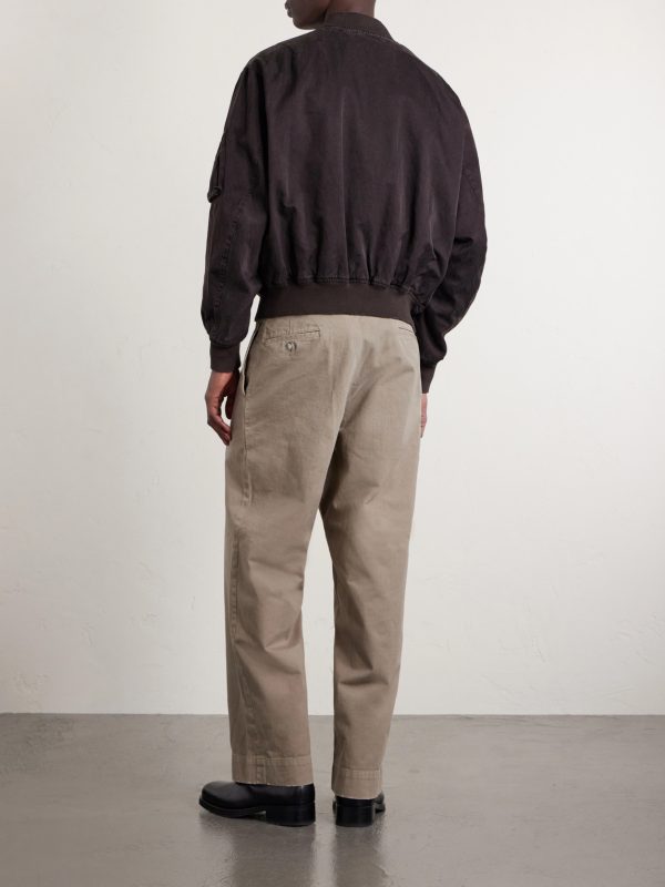 B-15C Cotton and Silk-Blend Bomber Jacket - BK