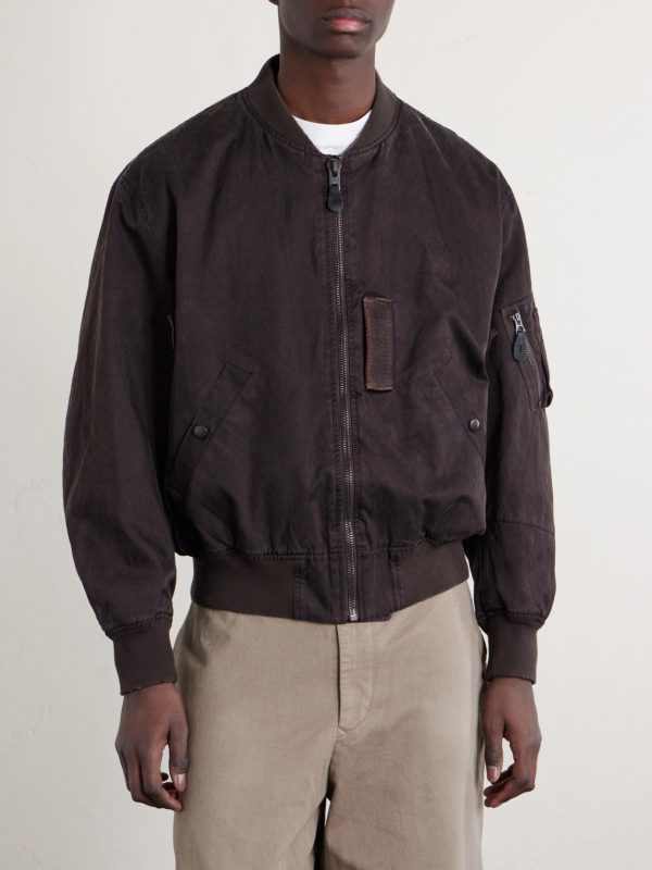 B-15C Cotton and Silk-Blend Bomber Jacket - FR