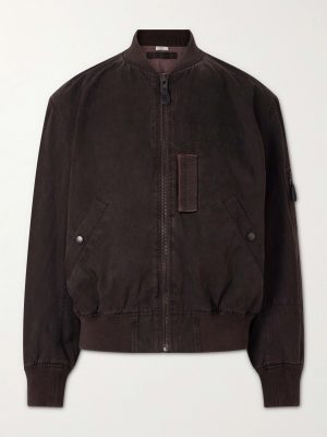 B-15C Cotton and Silk-Blend Bomber Jacket