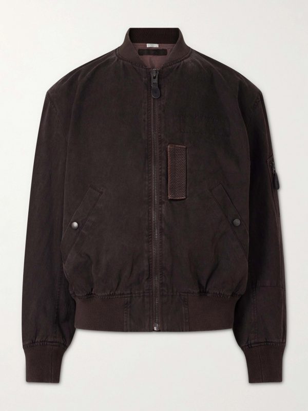 B-15C Cotton and Silk-Blend Bomber Jacket