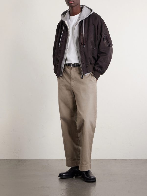 B-15C Cotton and Silk-Blend Bomber Jacket - OU