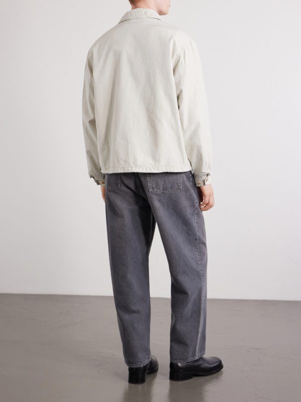 Silk and Cotton-Blend Gabardine Coach Jacket - BK Silk and Cotton-Blend Gabardine Coach Jacket - BK