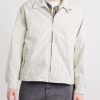 Silk and Cotton-Blend Gabardine Coach Jacket - FR Silk and Cotton-Blend Gabardine Coach Jacket - FR