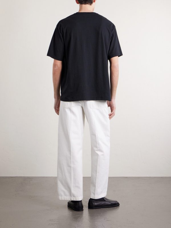 Cotton and Cashmere-Blend T-Shirt - BK