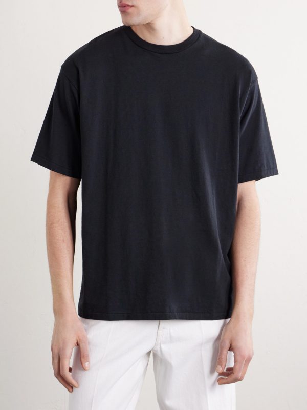 Cotton and Cashmere-Blend T-Shirt - FR