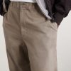 Wide-Leg Cotton-Twill Trousers - CU Wide-Leg Cotton-Twill Trousers - CU