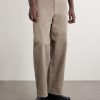Wide-Leg Cotton-Twill Trousers - FR Wide-Leg Cotton-Twill Trousers - FR
