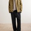 Vintage Straight-Leg Cotton Sweatpants - OU Vintage Straight-Leg Cotton Sweatpants - OU