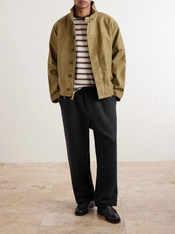 Vintage Straight-Leg Cotton Sweatpants - OU Vintage Straight-Leg Cotton Sweatpants - OU
