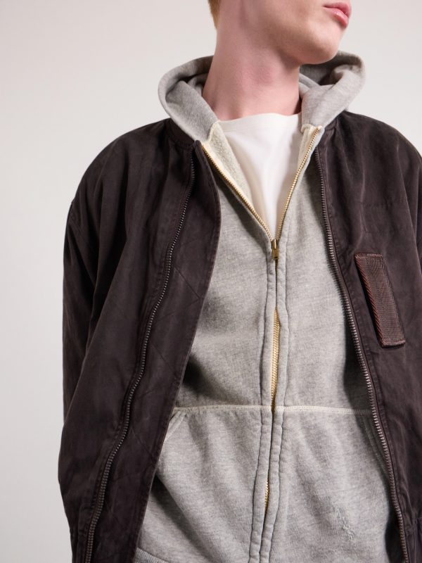 Cotton-Jersey Zip-Up Hoodie - CU Cotton-Jersey Zip-Up Hoodie - CU