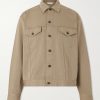 Silk and Cotton-Blend Piqué Jacket Silk and Cotton-Blend Piqué Jacket